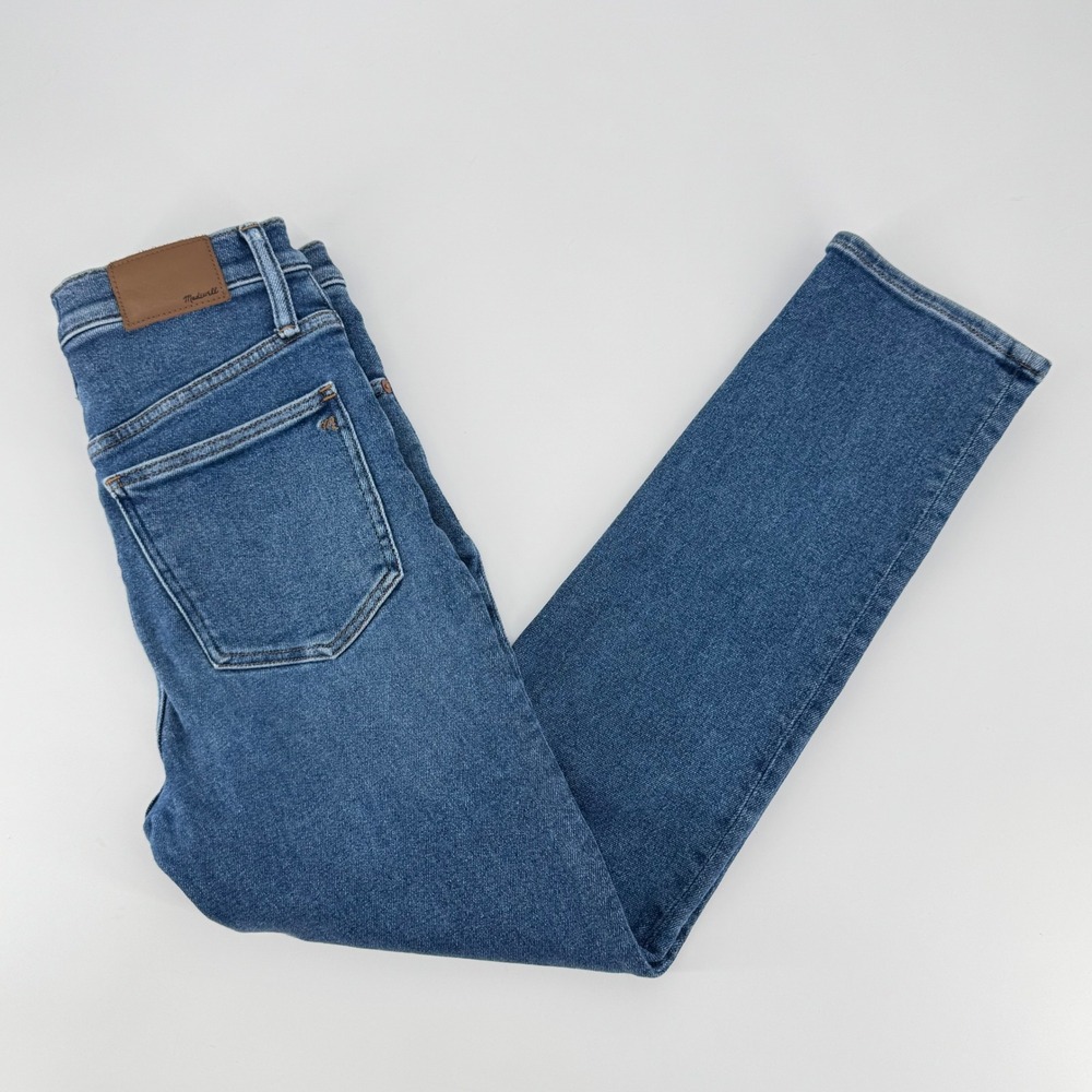 Madewell The Perfect Vintage Jean High Rise Tapered Leg Medium Wash Denim 27